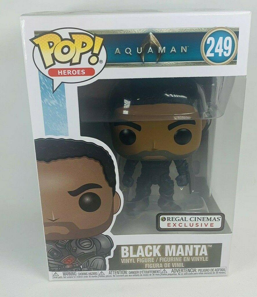 Black manta store unmasked funko pop